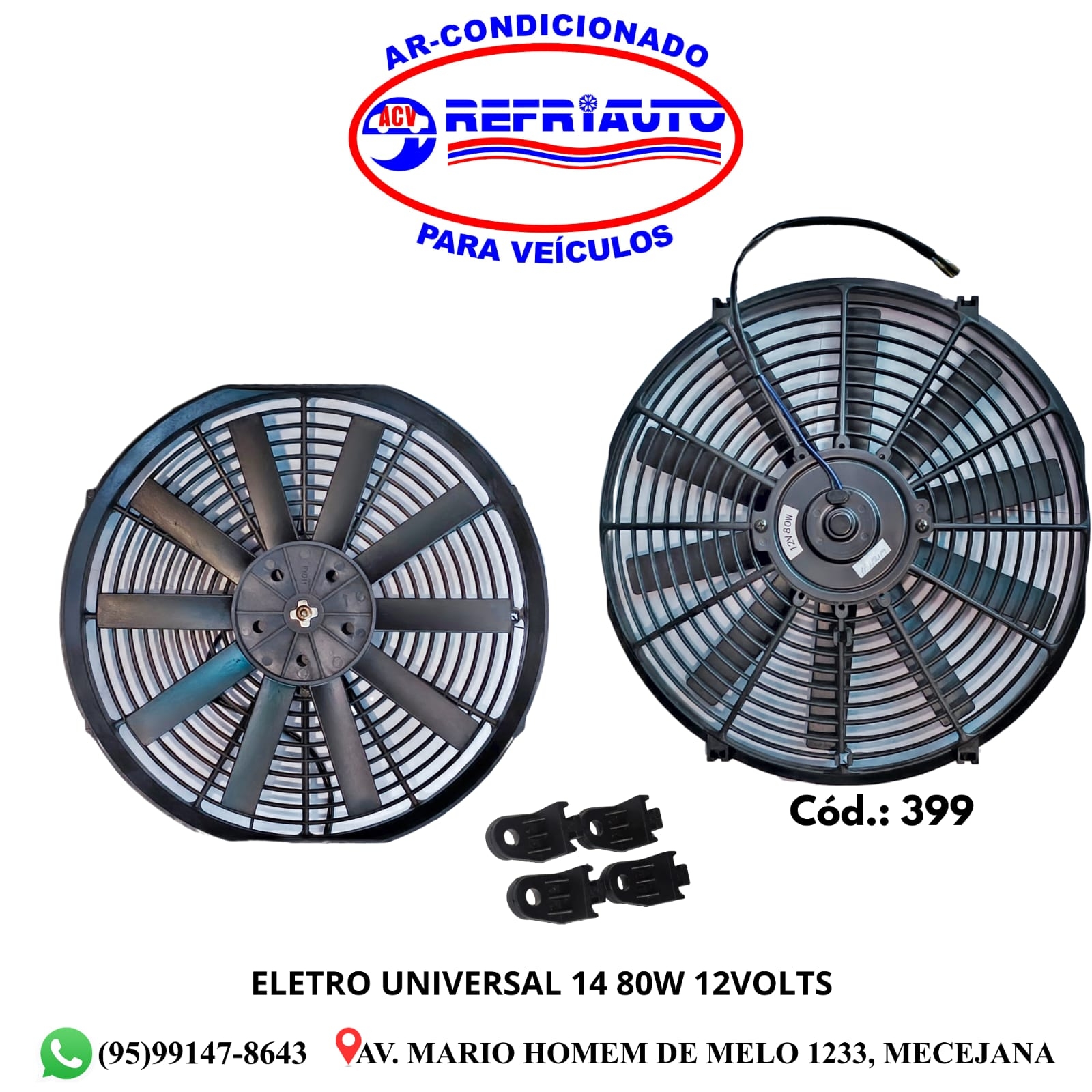 ELETRO UNIVERSAL 14 80W 12VOLTS