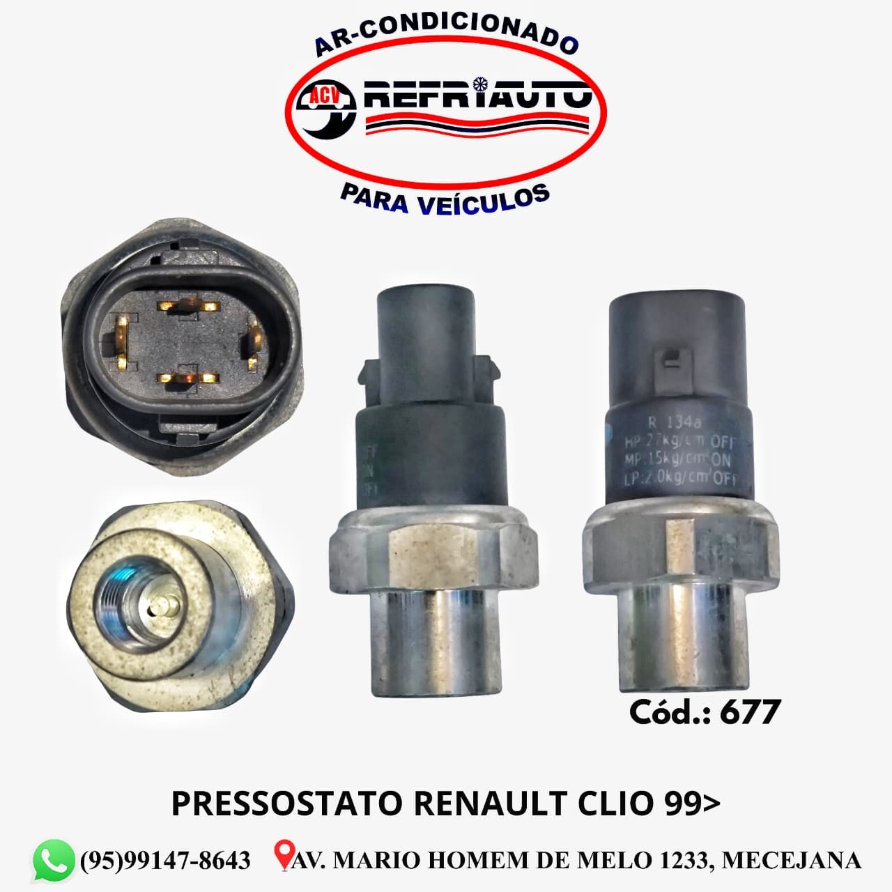 PRESSOSTATO RENAULT CLIO 99>